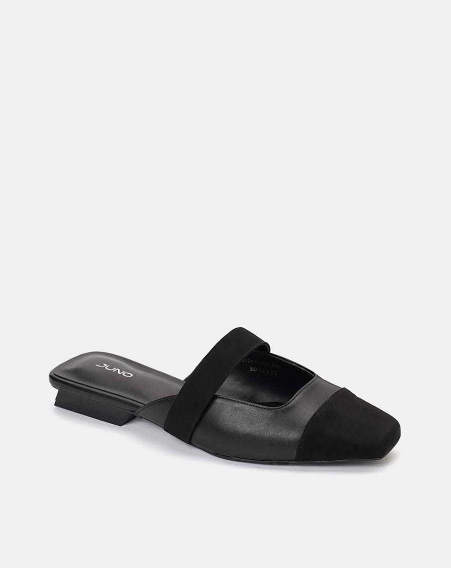 Giày mules mũi vuông