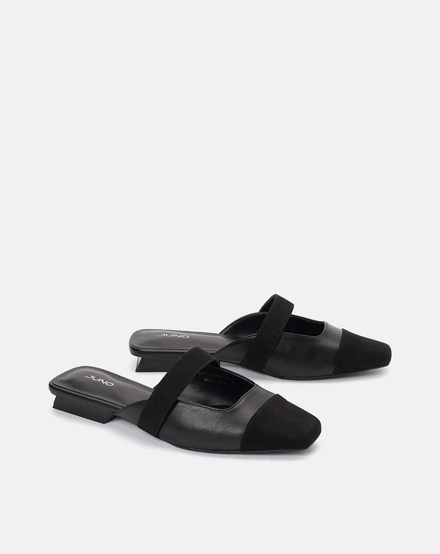 Giày mules mũi vuông