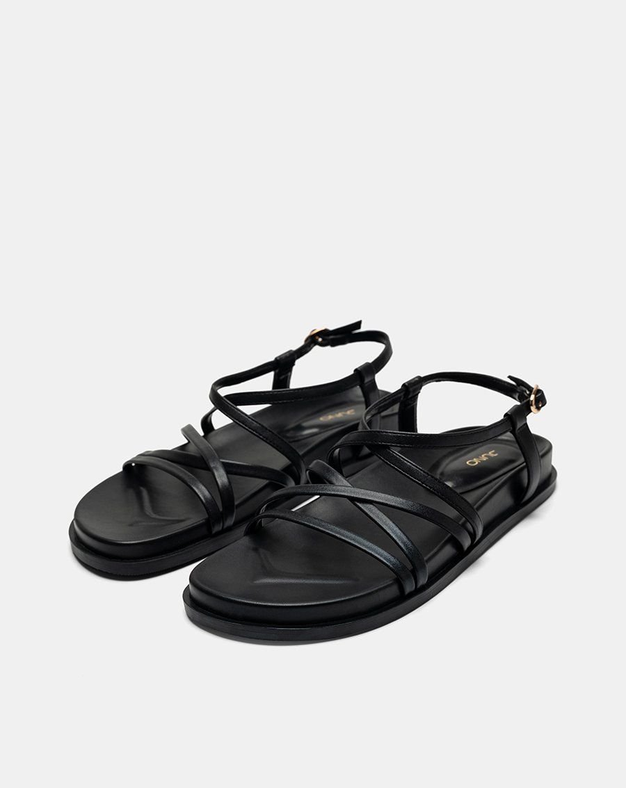 Giày Sandal Đế Bệt Quai Mảnh Chéo