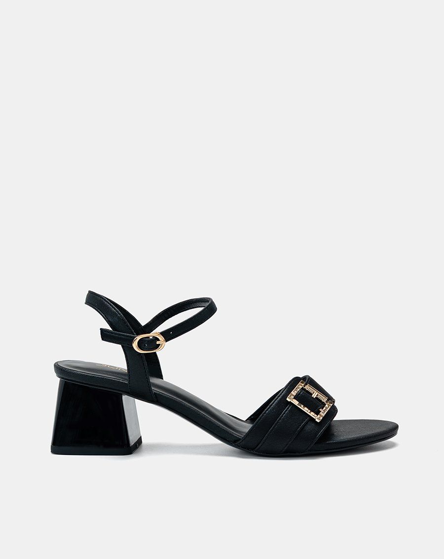 Giày Sandal Quai Đắp Phối Khóa