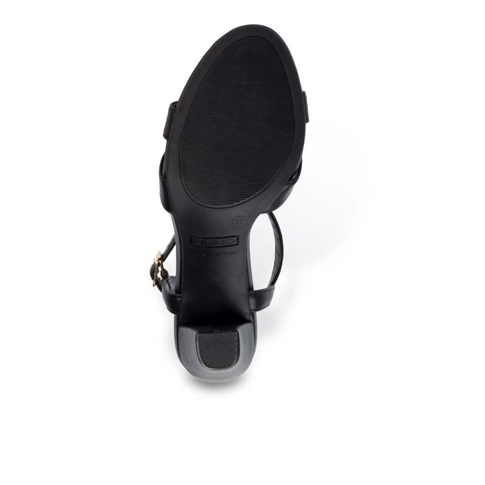 Giày xăng đan gót vuông 9cm quai chéo SD09063
