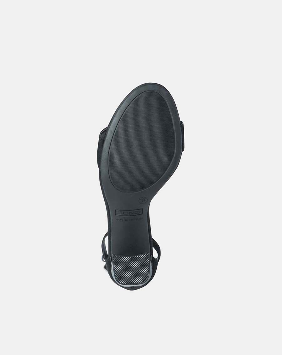 Giày sandal gót vuông chuyển màu