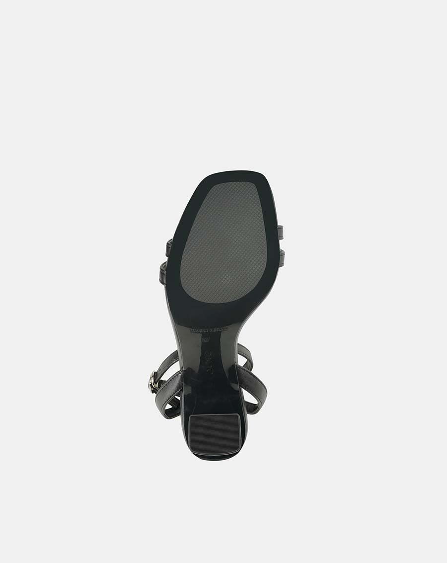 Giày sandal mũi vuông gót vuông
