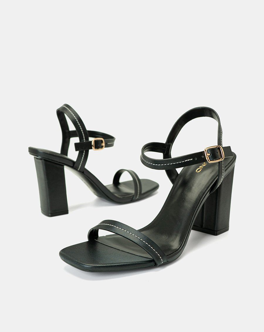 Giày Sandal Quai Ngang Thêu Trang Trí