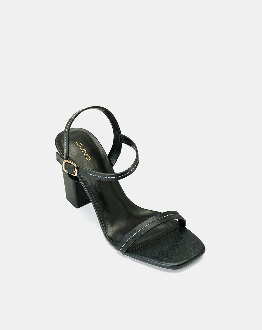 Giày Sandal Quai Ngang Thêu Trang Trí