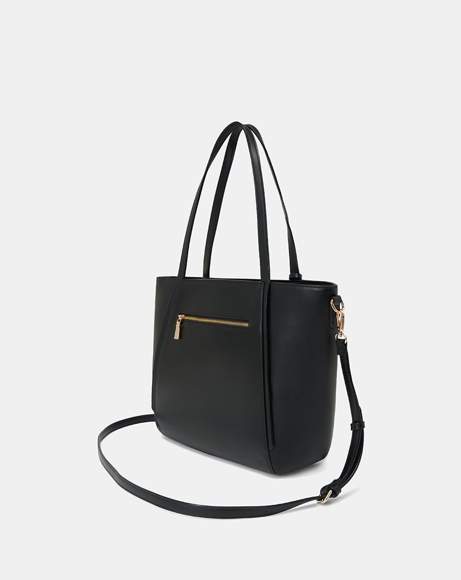 Túi Xách Lớn Tote Phối Charm Trang Trí