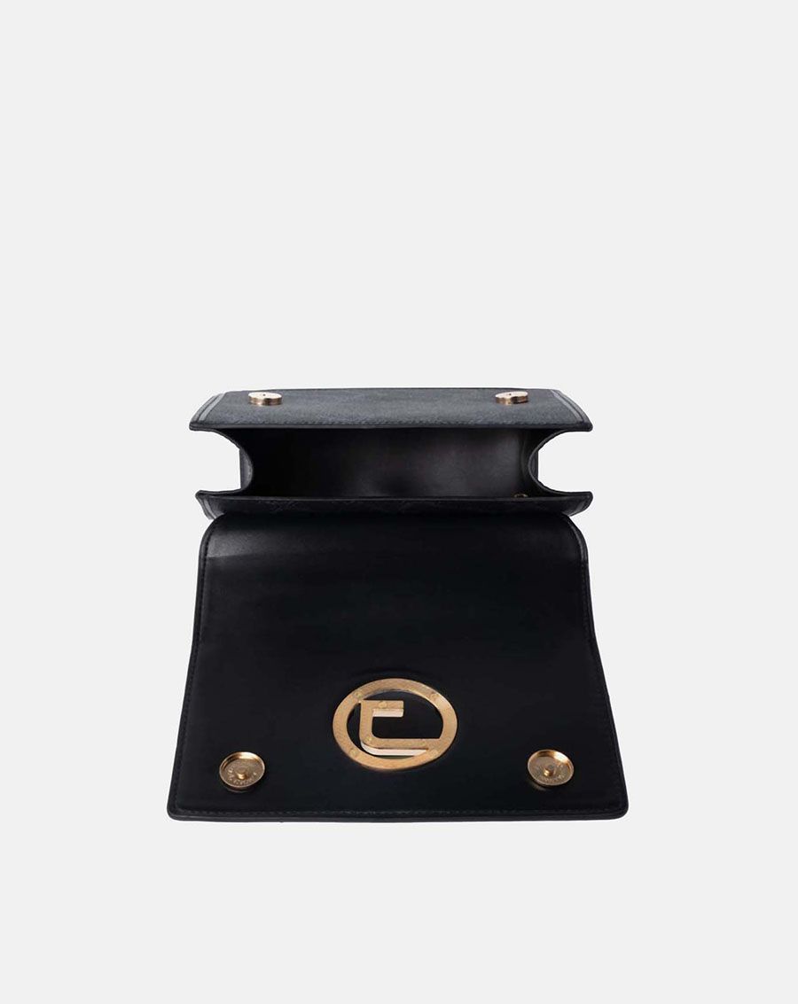 Túi xách nhỏ vuông góc họa tiết monogram