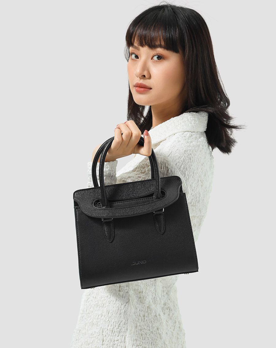 Túi xách nhỏ tote nhỏ nắp cách điệu