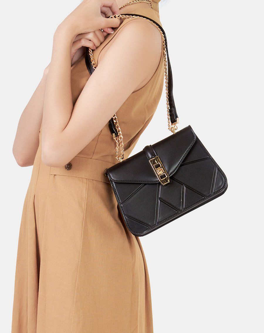 Túi xách nhỏ dập hoạ tiết butterfly