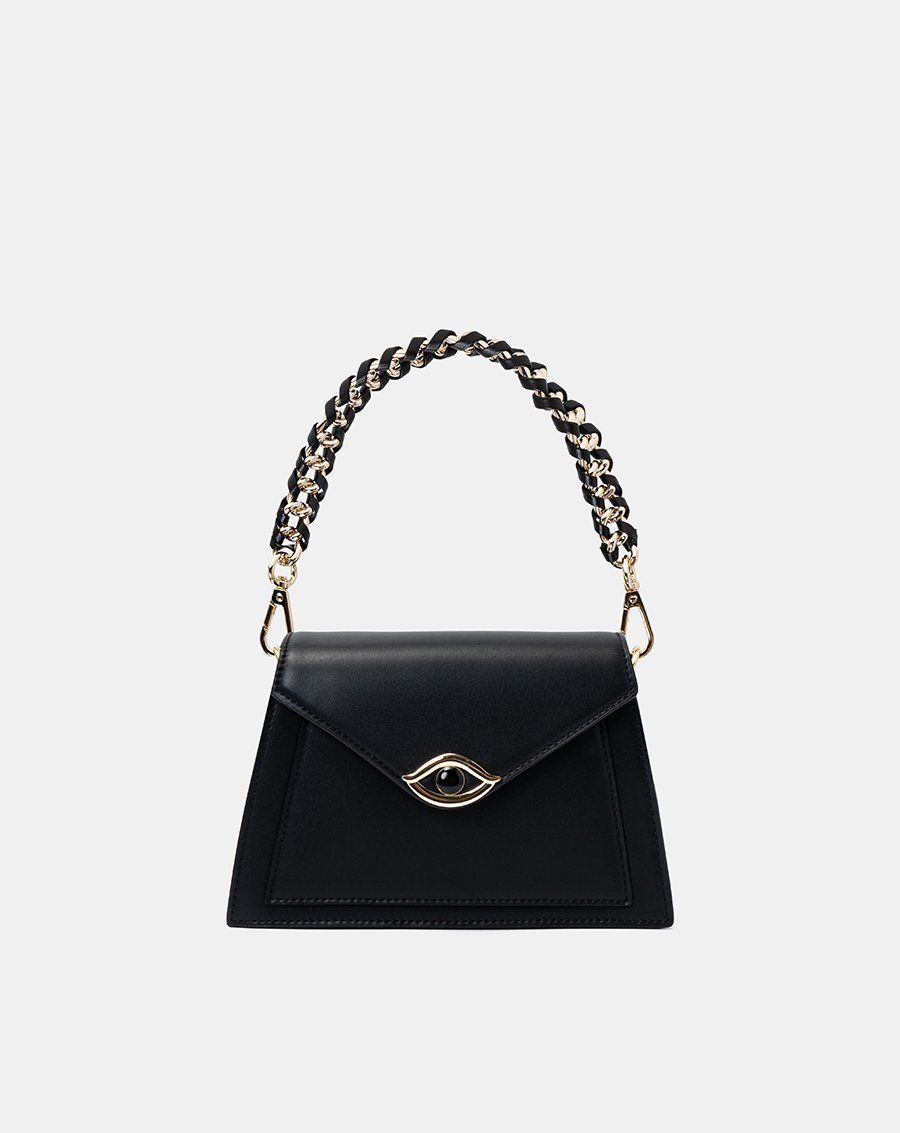 Túi xách nhỏ tay cầm xoắn khoá evil eye