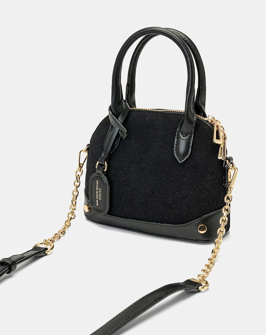 Túi Xách Nhỏ Form Chữ D Phối Charm Juno