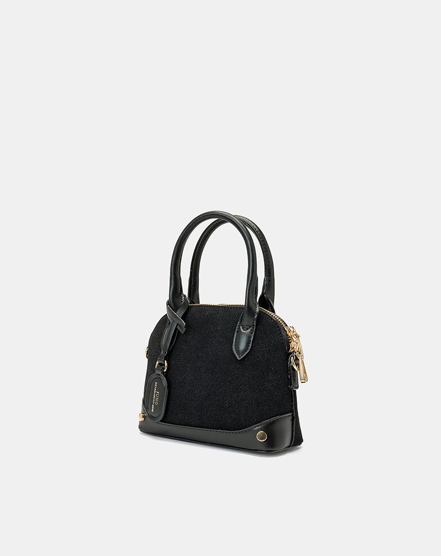 Túi Xách Nhỏ Form Chữ D Phối Charm Juno