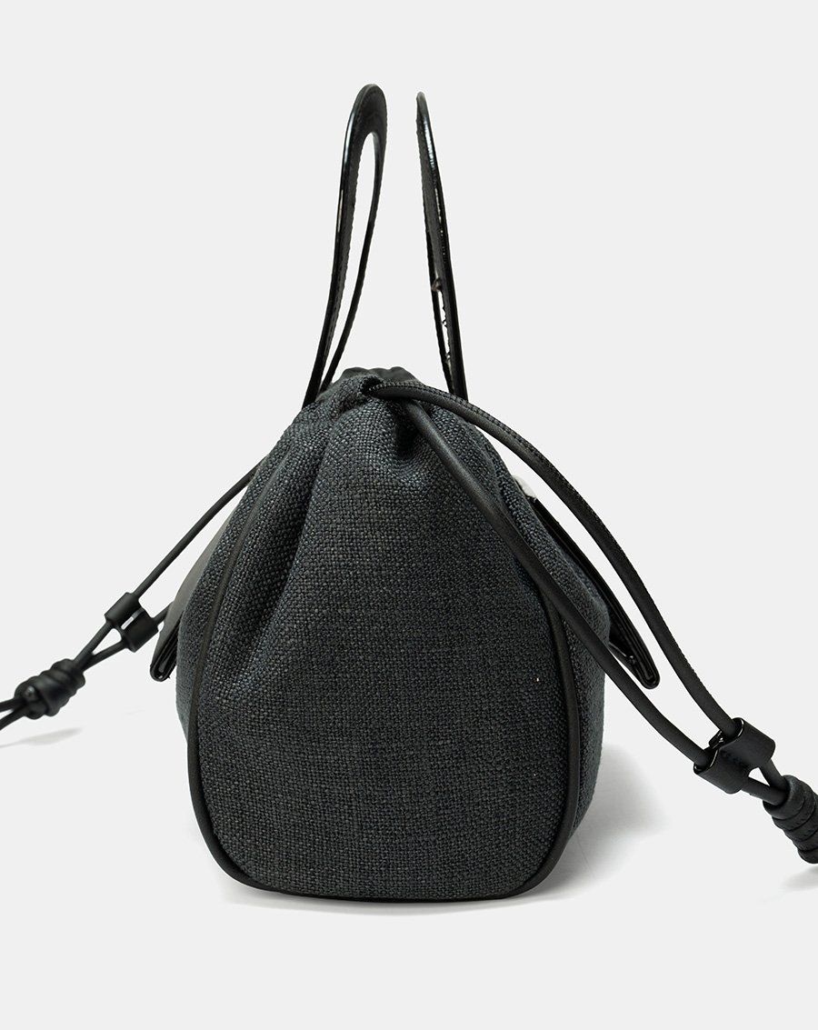 Túi Xách Trung Top Handle Bag Rút Dây