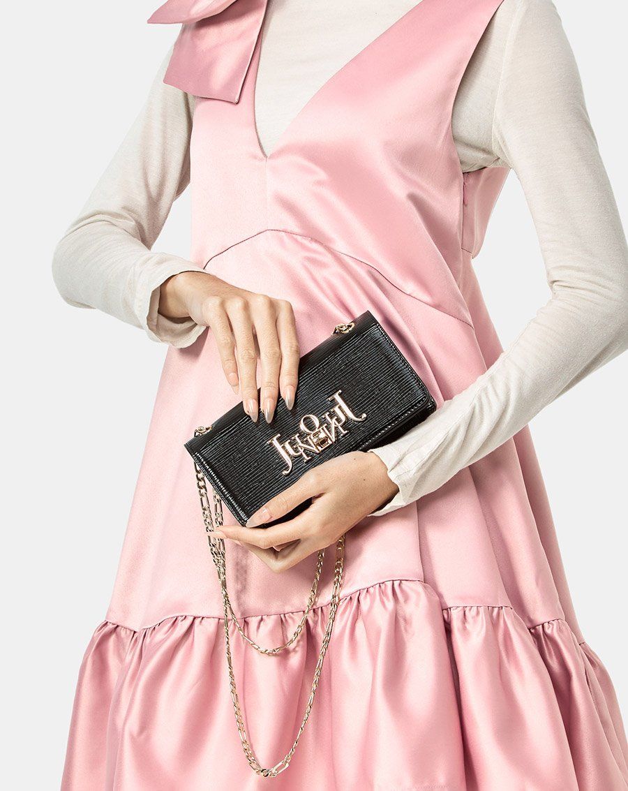 Ví Có Dây Đeo Trang Trí Khóa Logo Cách Điệu