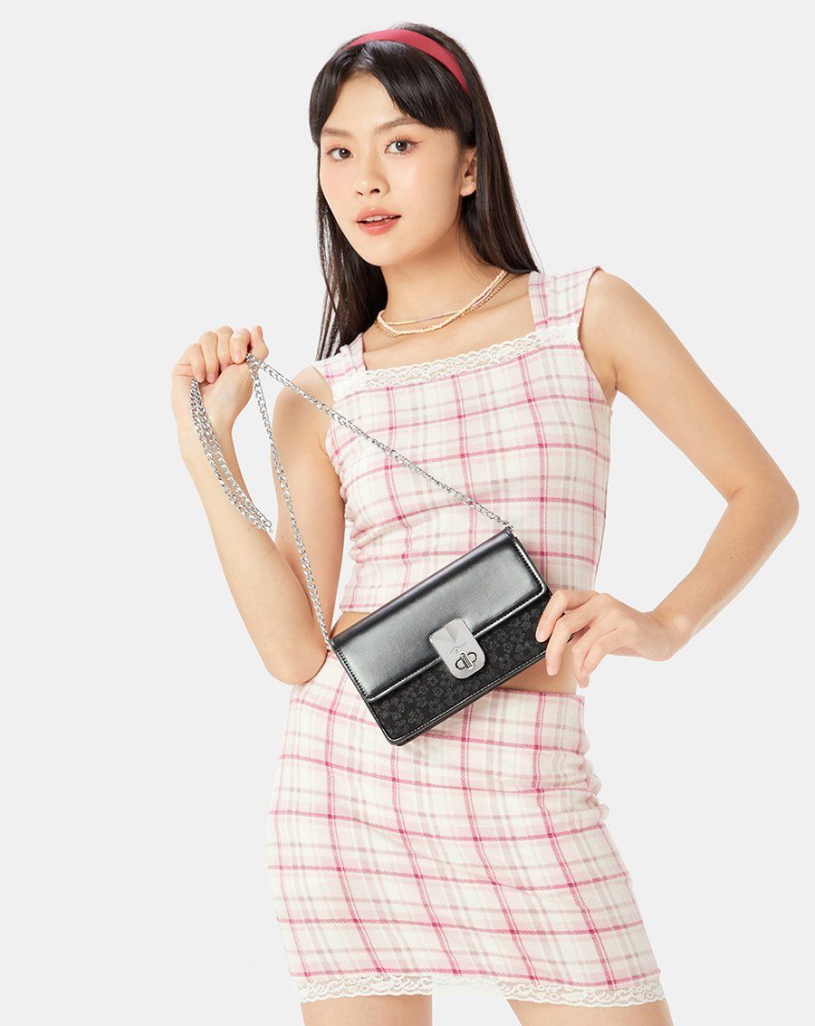 Ví Dáng Dài Có Dây Đeo In Bloom