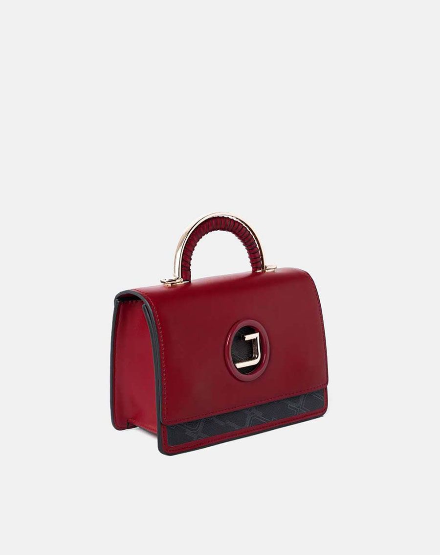 Túi xách nhỏ vuông góc họa tiết monogram