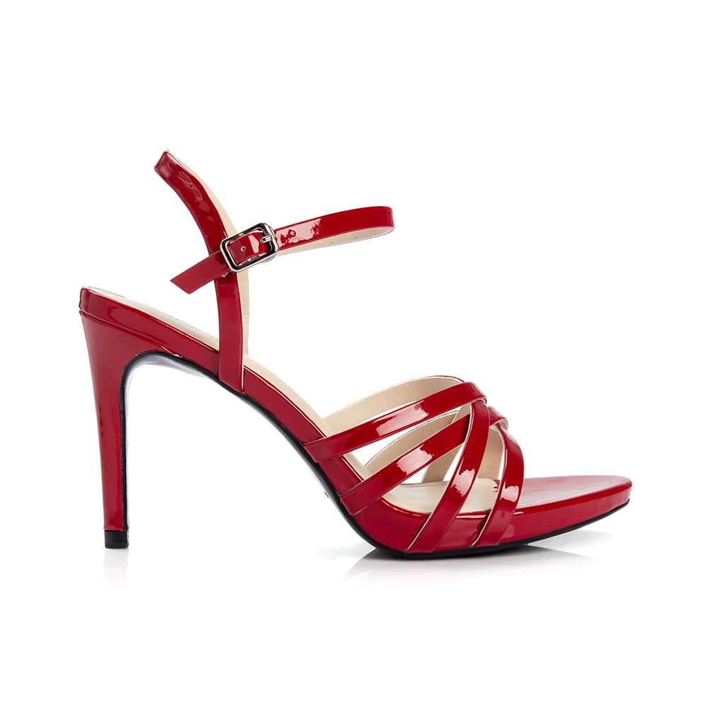 Giày xăng đan gót nhọn 9cm quai chéo SD09062