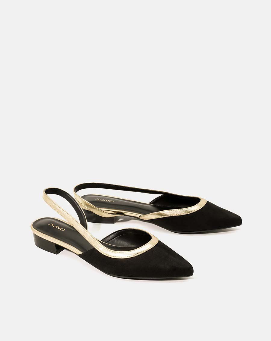 Giày búp bê mũi nhọn slingback