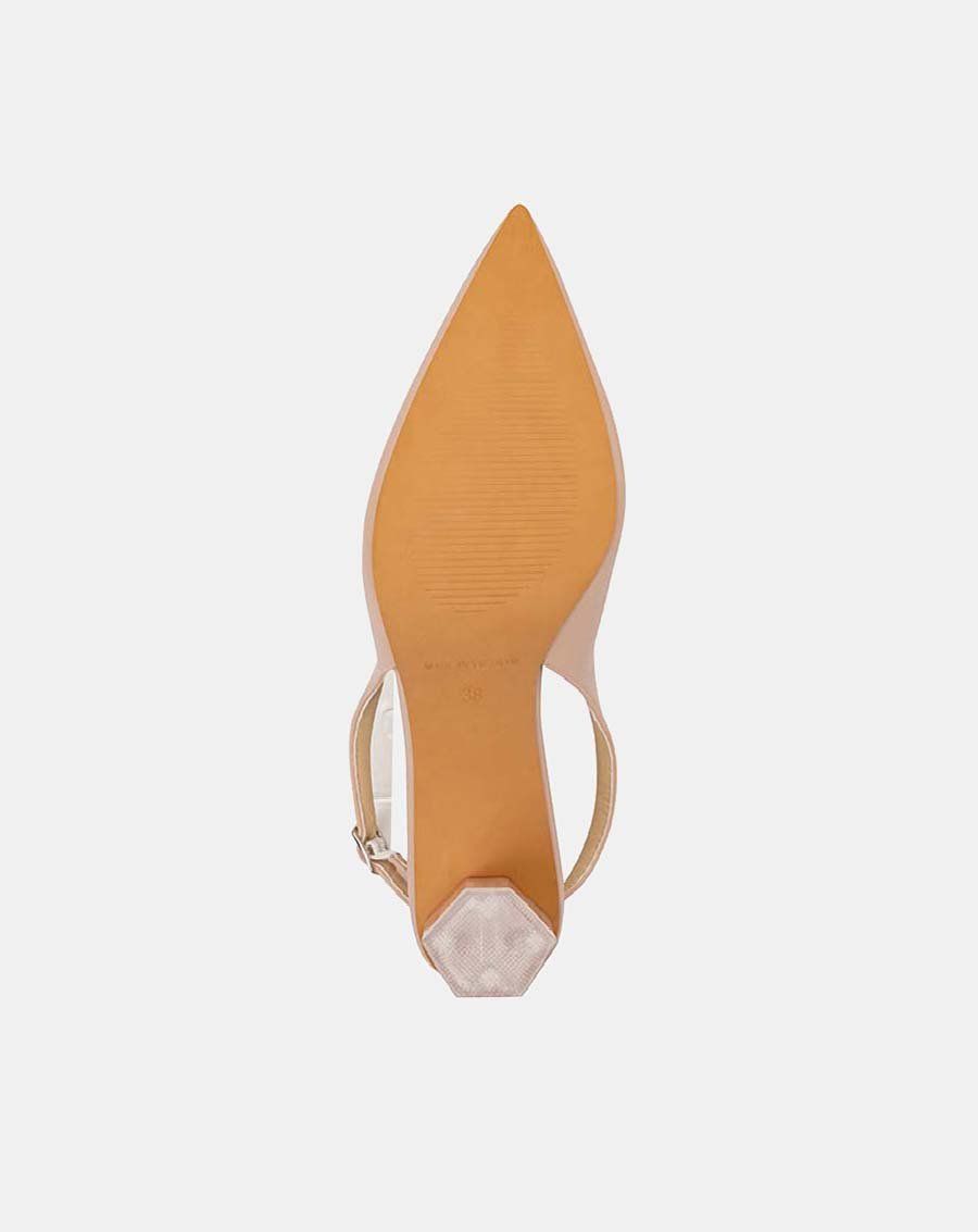 Giày cao gót slingback gót chuyển màu