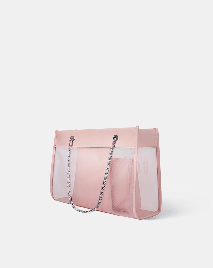 Túi Xách Lớn Tote Lưới Good Vibes Only