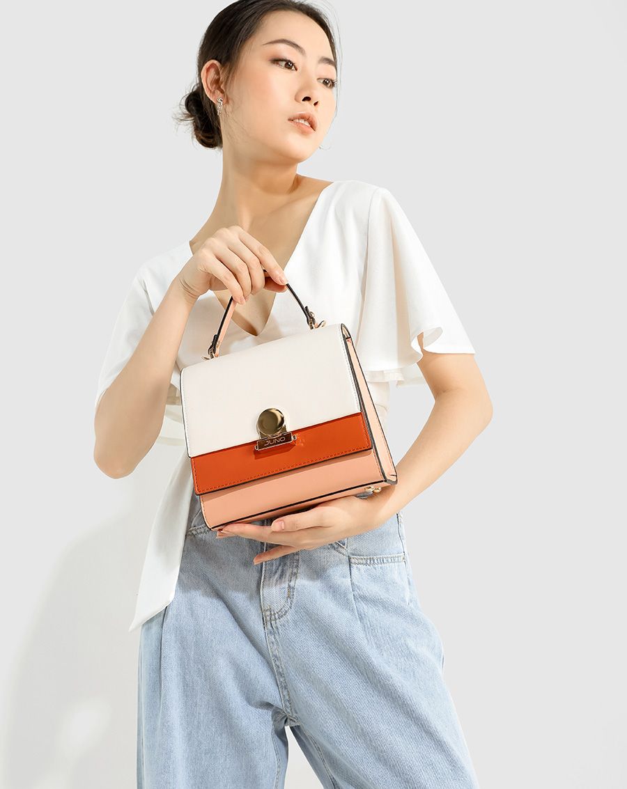 Túi xách nhỏ phối color block