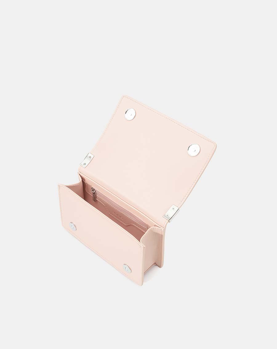 Túi xách nhỏ dập nổi họa tiết đối xứng