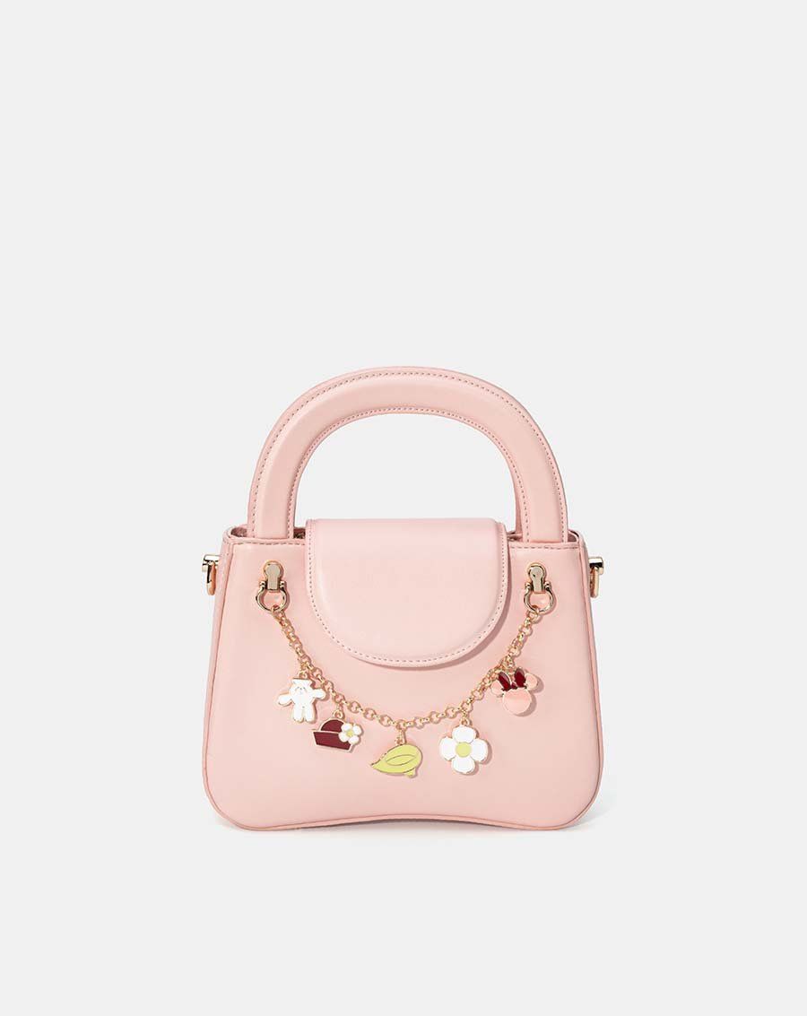 Túi xách nhỏ Minnie gắn charm minnie