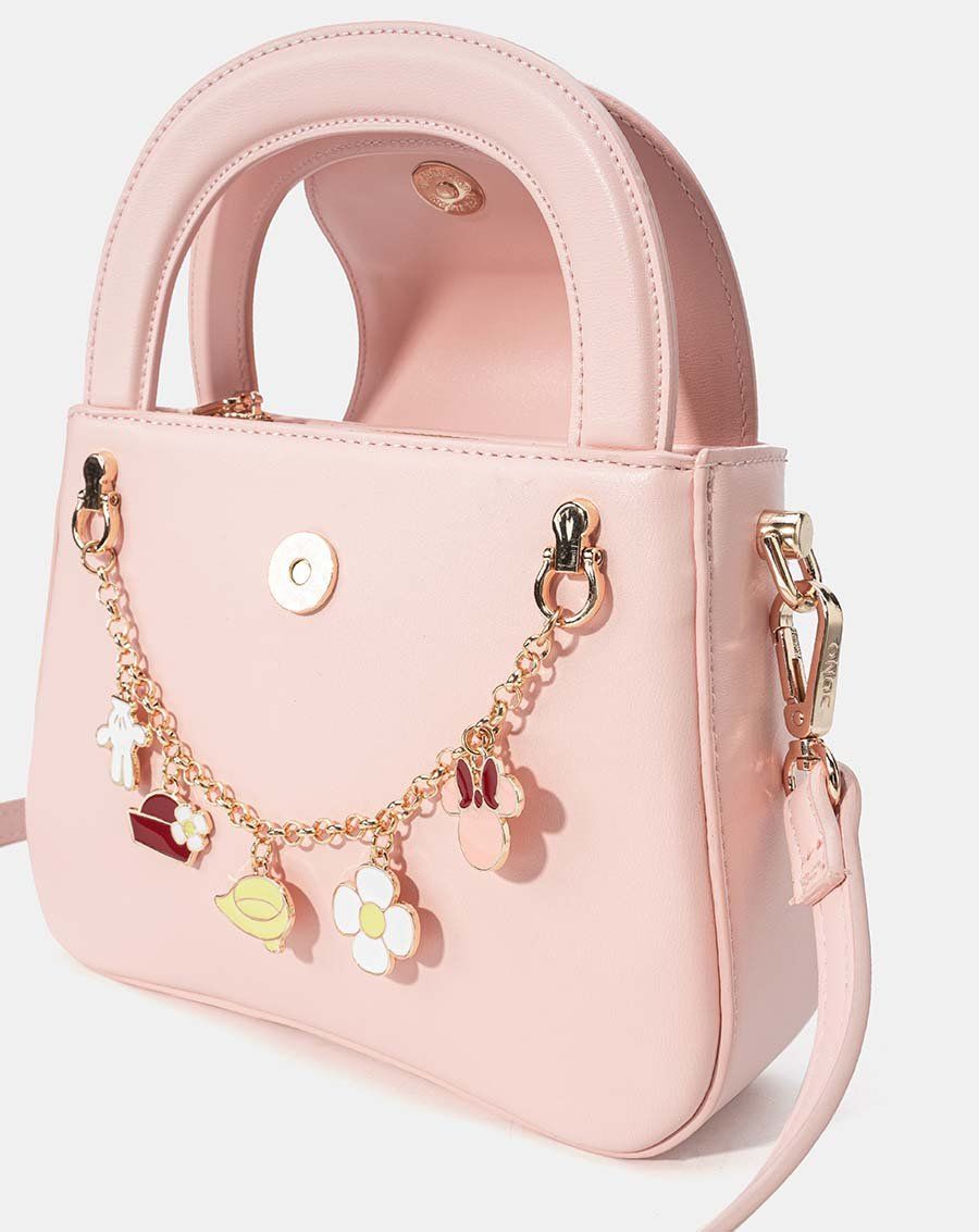 Túi xách nhỏ Minnie gắn charm minnie