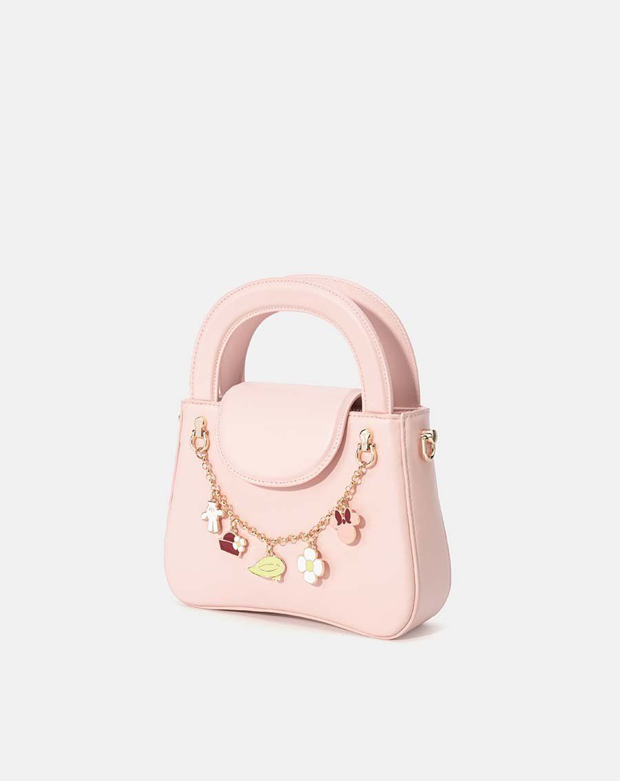 Túi xách nhỏ Minnie gắn charm minnie