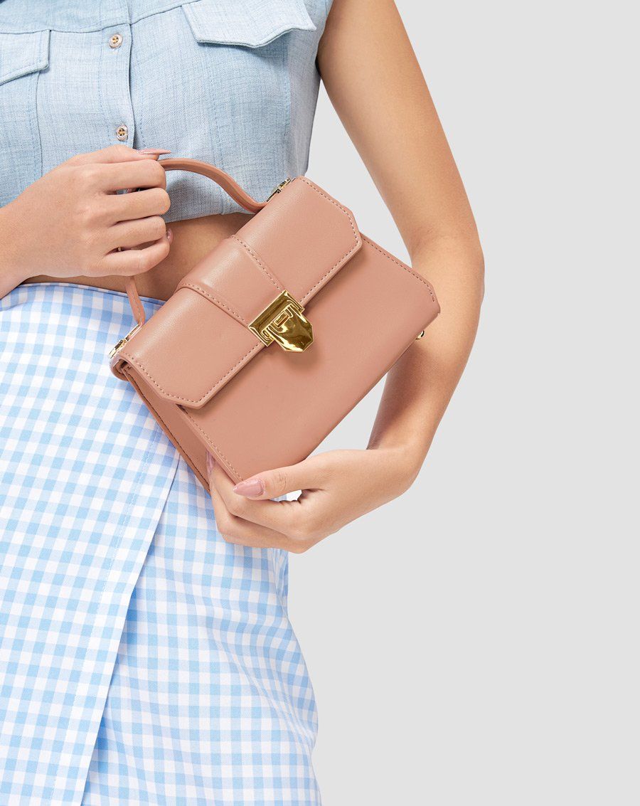 Túi xách nhỏ top handle dáng hộp