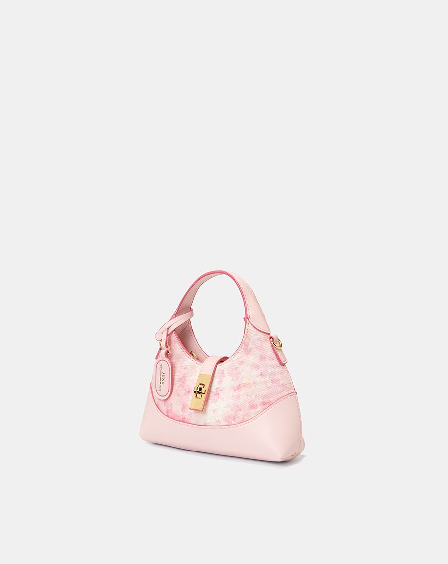 Túi Xách Nhỏ Buckle Flap Trang Trí Charm