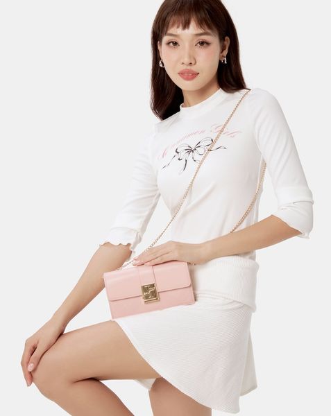 Ví Có Dây Đeo Dập Trang Trí