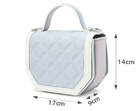 Túi xách nhỏ dập hiệu ứng princess diamond