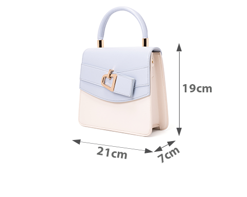 Túi xách nhỏ top handle trang trí khóa Túi xách nhỏ top handle trang trí khóa