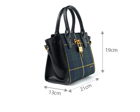 Túi xách trung hoa văn tartan Túi xách trung hoa văn tartan