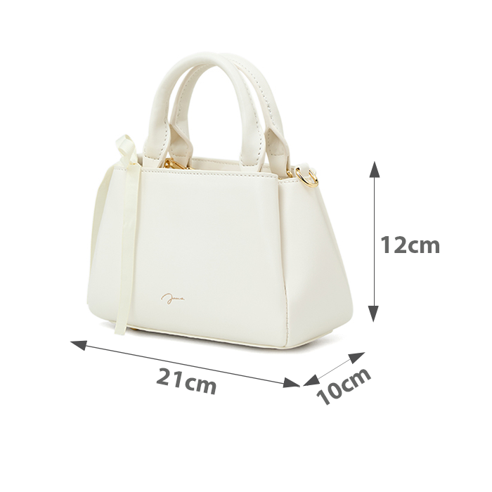 Túi Xách Nhỏ Top Handle Trang Trí Nơ