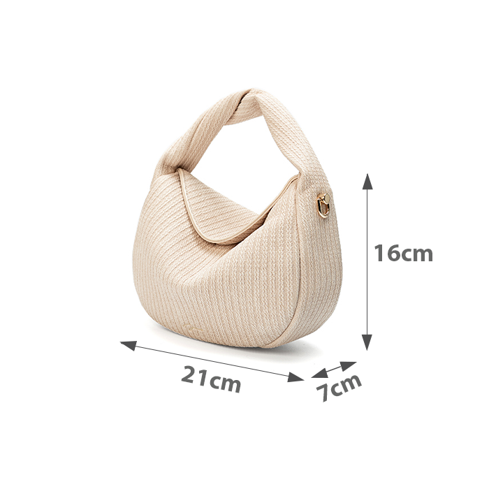 Túi Xách Nhỏ Hobo Tay Cầm Xoắn