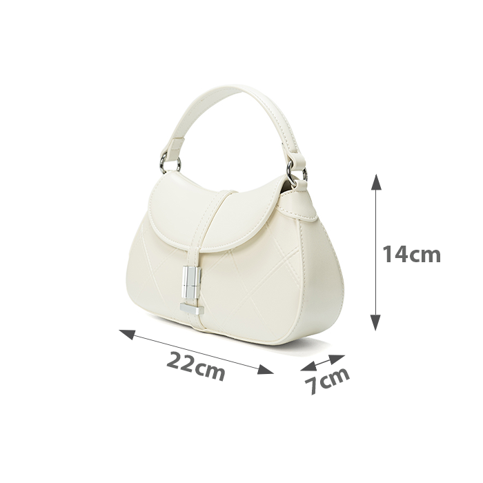 Túi Xách Nhỏ Top Handle Bag Phối Khoá Trang Trí