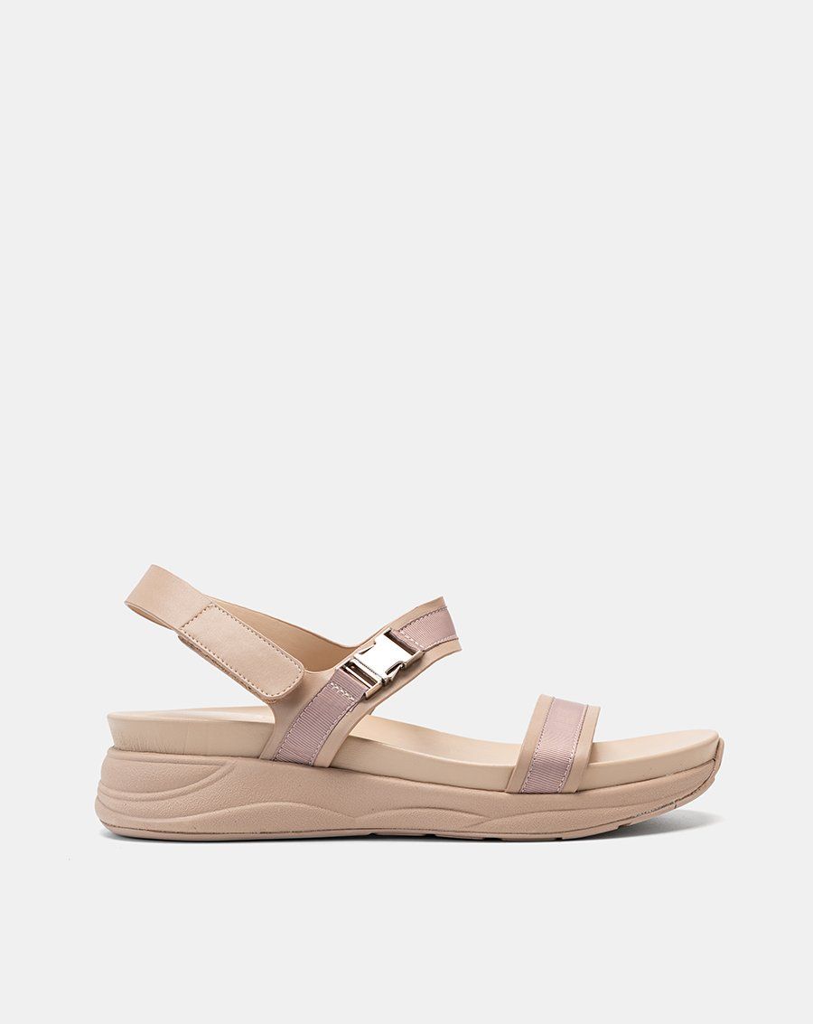 Giày Sandal Đế Thể Thao Phối Khóa Trang Trí