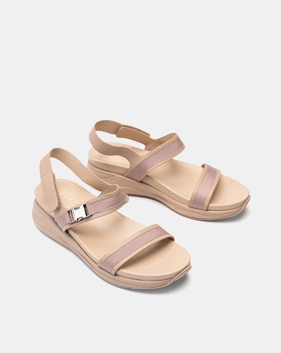 Giày Sandal Đế Thể Thao Phối Khóa Trang Trí