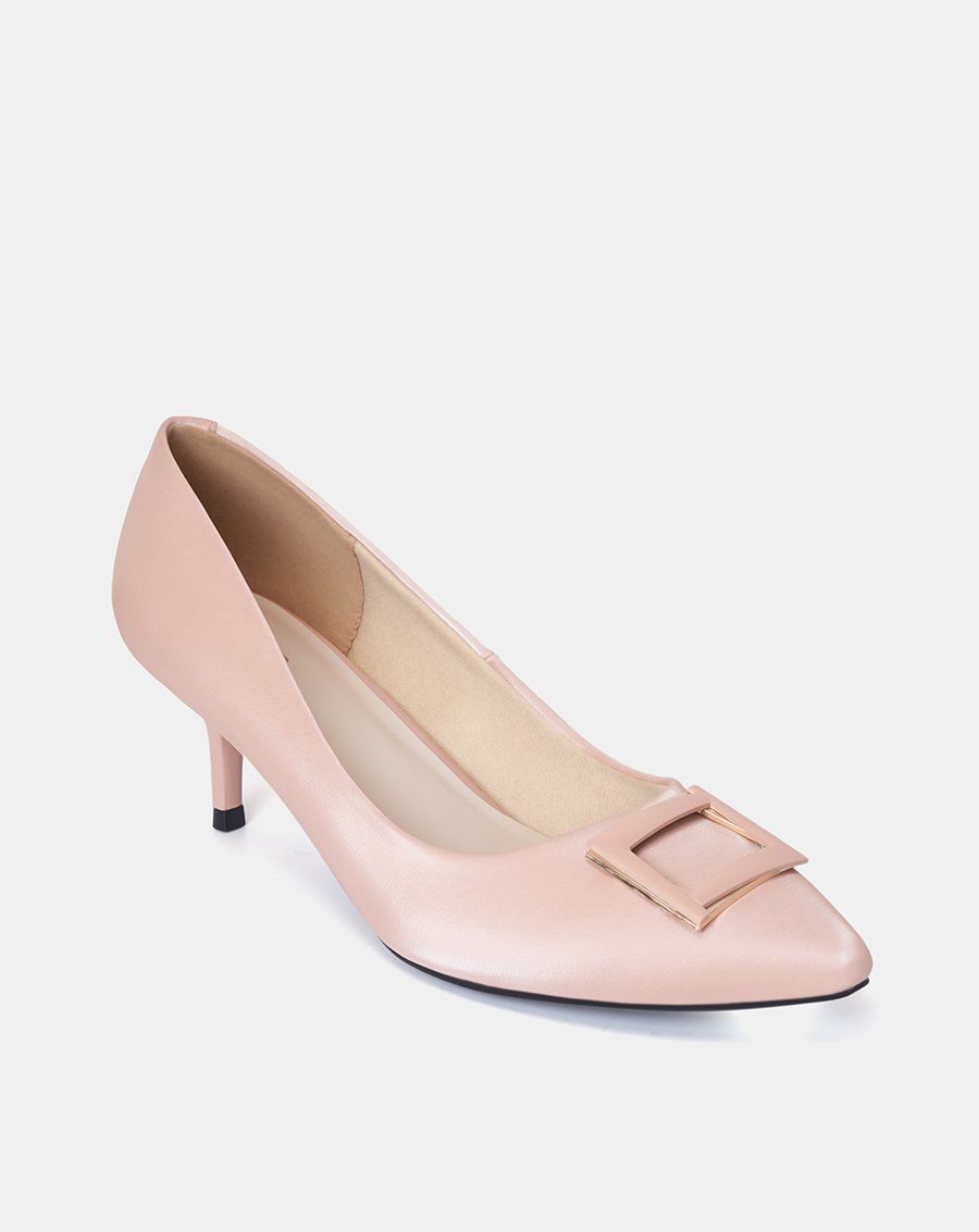 Giày Cao Gót Pump Trang Trí Khóa