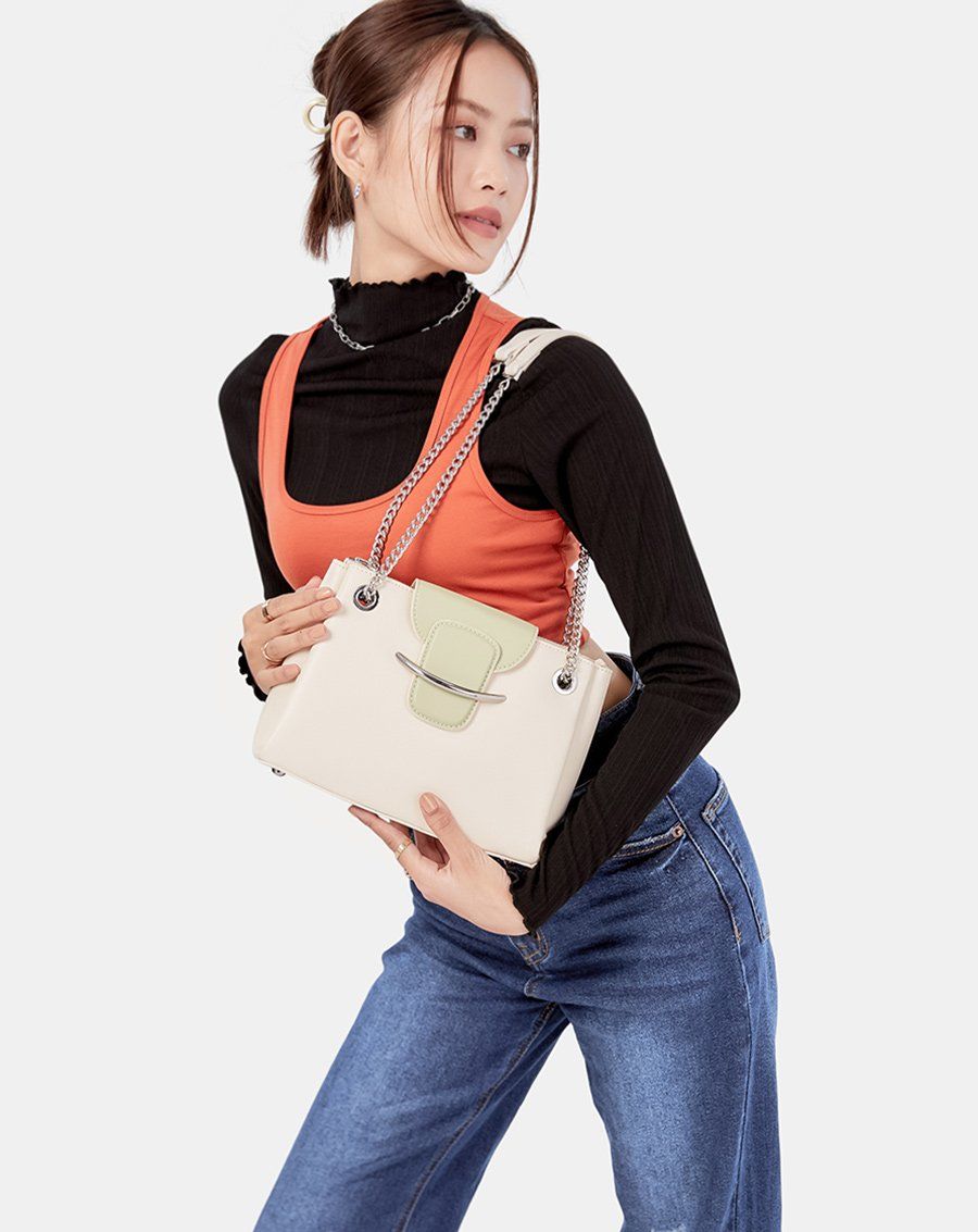 Túi xách nhỏ buckle flap