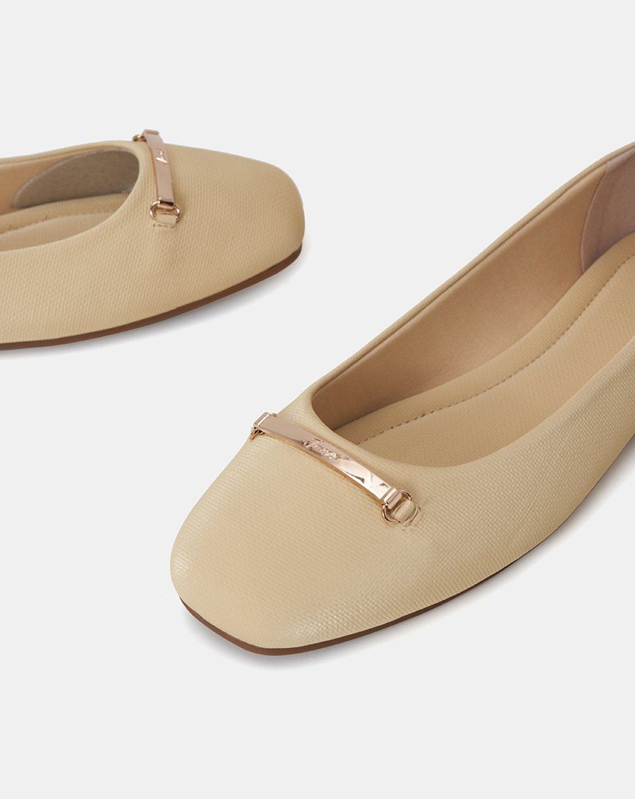 Giày Búp Bê Ballerina Đính Khóa Trang Trí