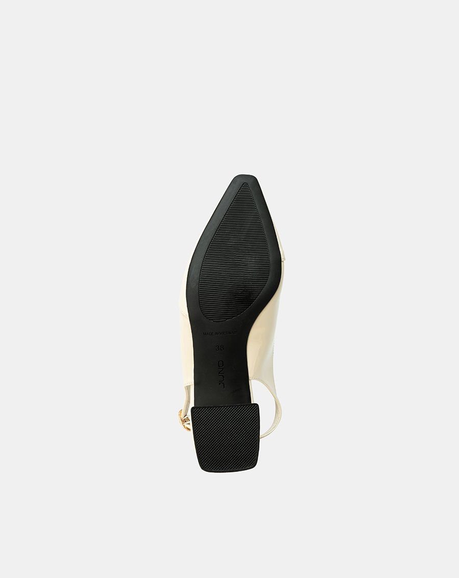 Giày Cao Gót Slingback Đắp Mũi Chéo