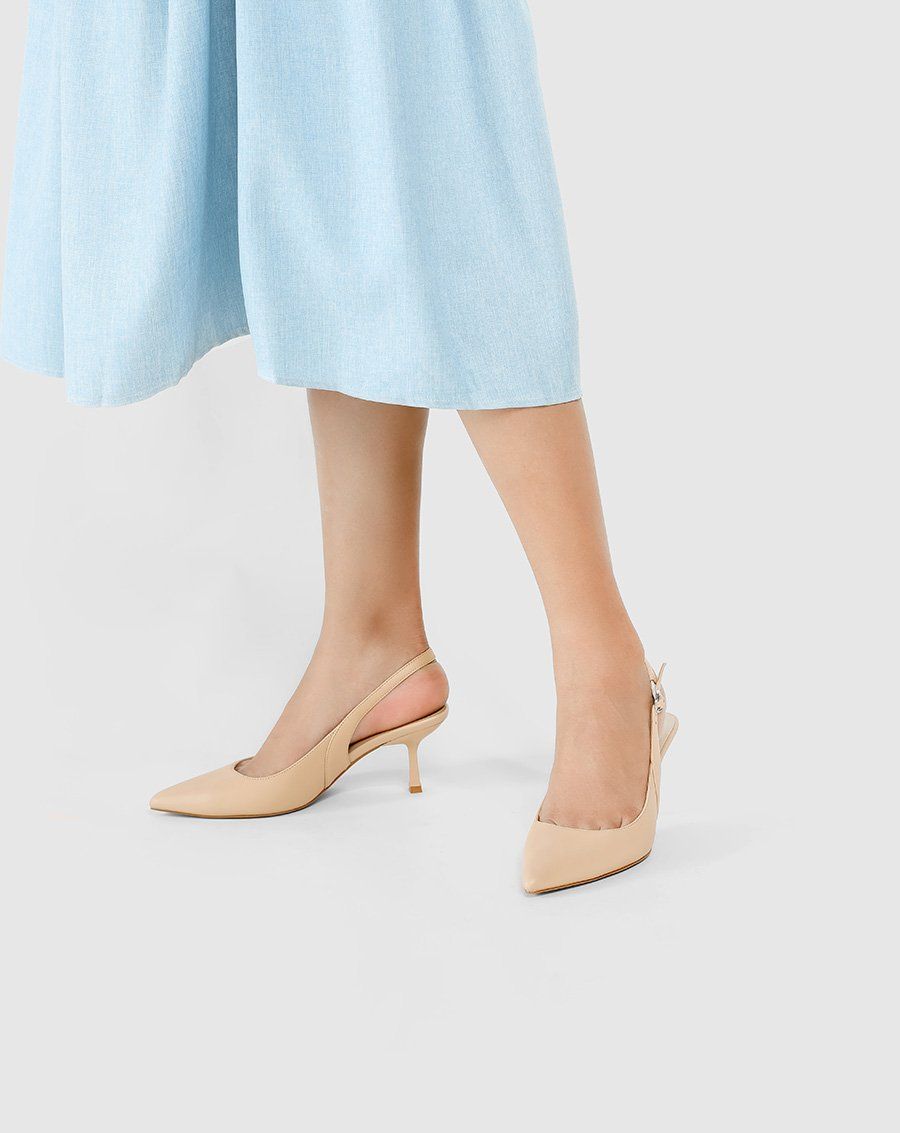 Giày cao gót slingback gót thanh