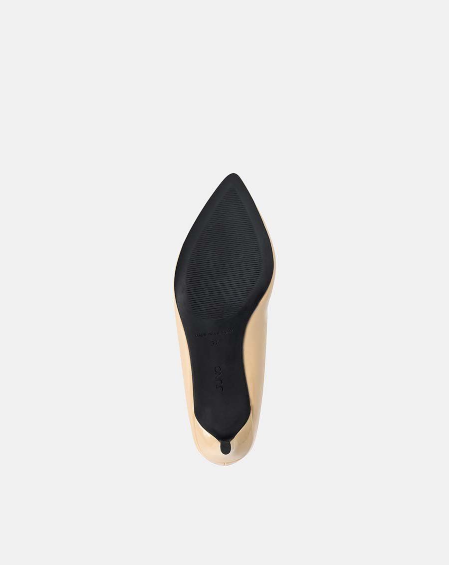 Giày cao gót pump đính khóa trang trí