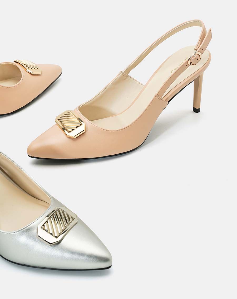 Giày cao gót mũi nhọn slingback