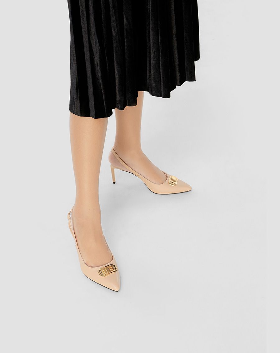 Giày cao gót mũi nhọn slingback
