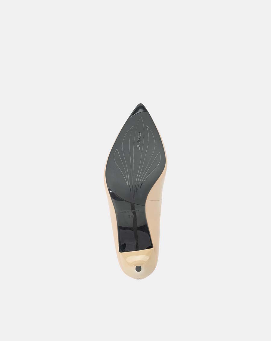 Giày cao gót pump đính khóa trang trí