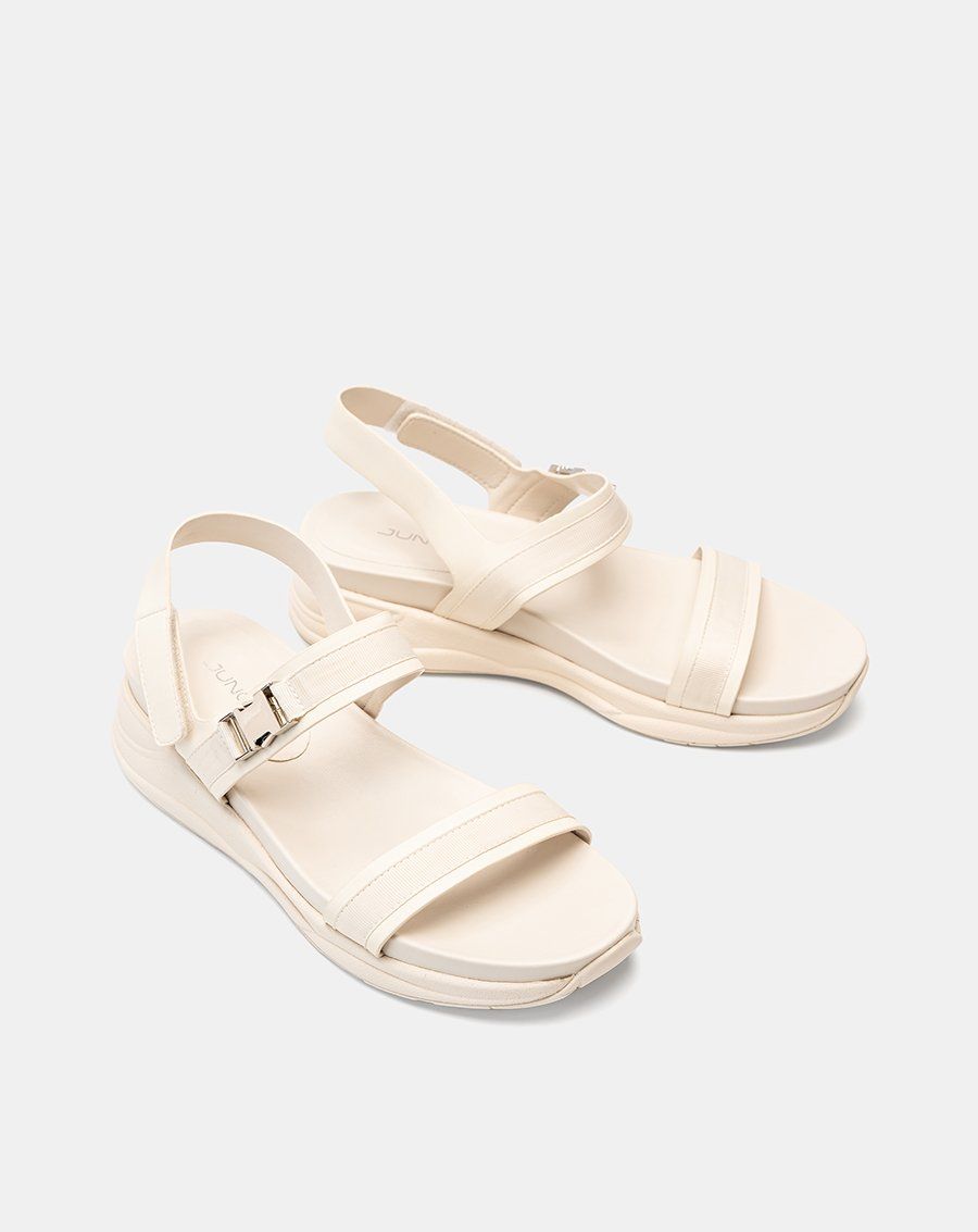 Giày Sandal Đế Thể Thao Phối Khóa Trang Trí